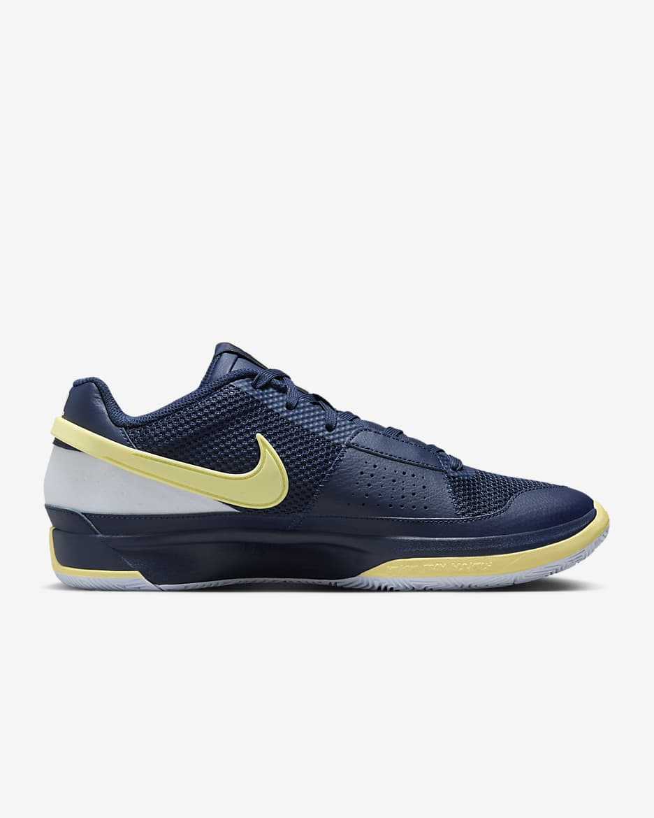 Ja 1 Basketball Shoes - Midnight Navy/Football Grey/Light Laser Orange