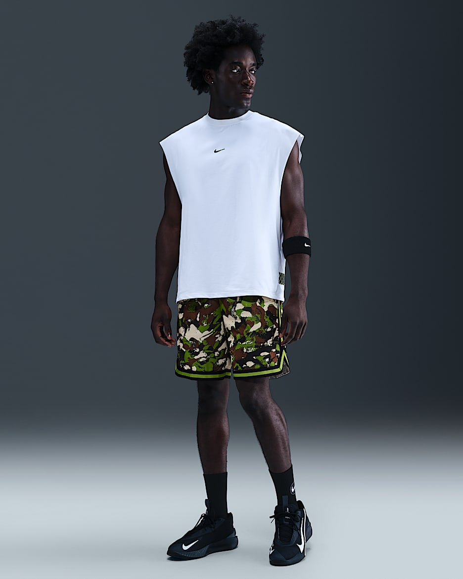 Short de basket Dri-FIT Nike DNA pour homme - Chlorophyll/Noir