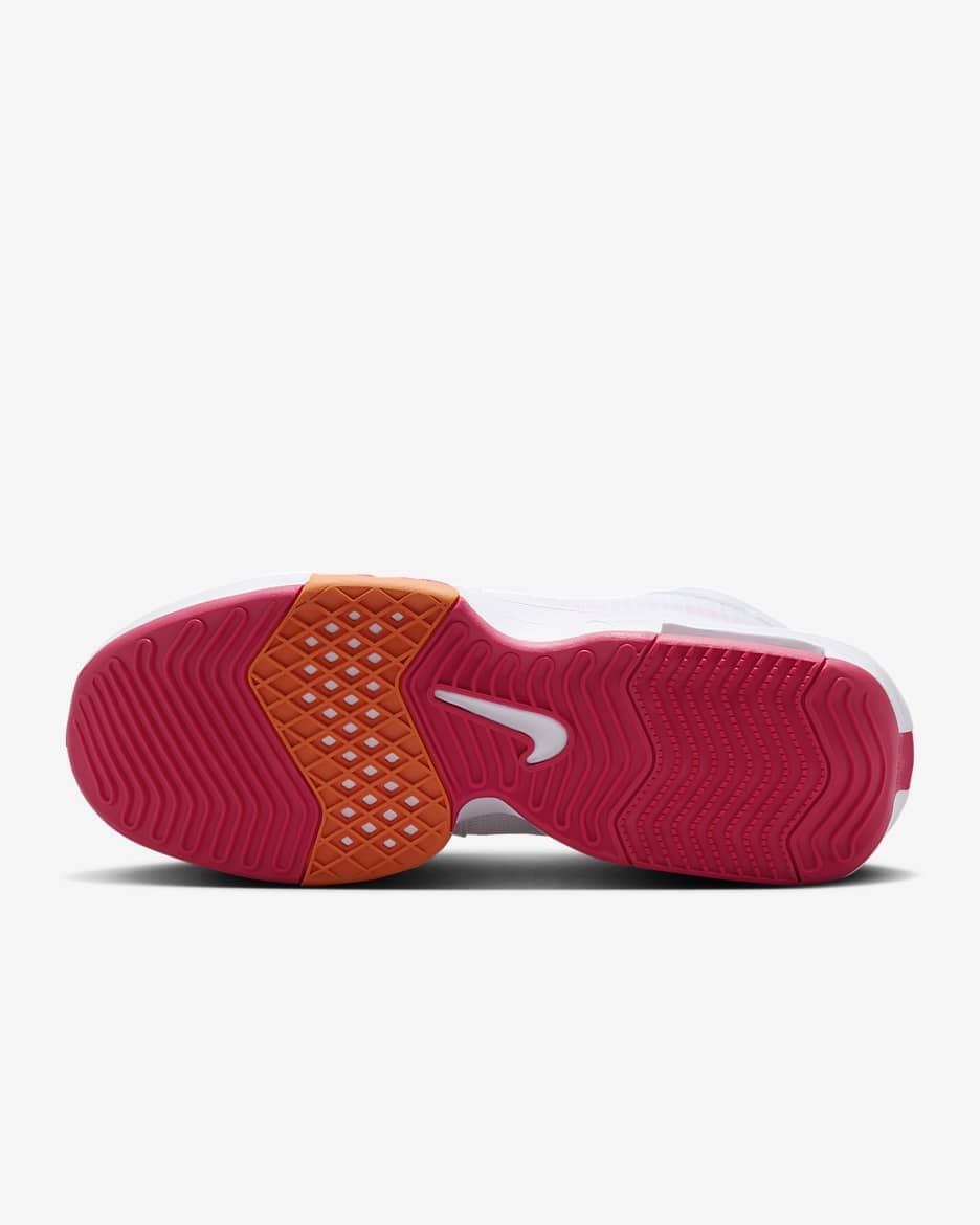 Chaussure de basket LeBron Witness 8 - Blanc/Bright Mandarin/Aster Pink