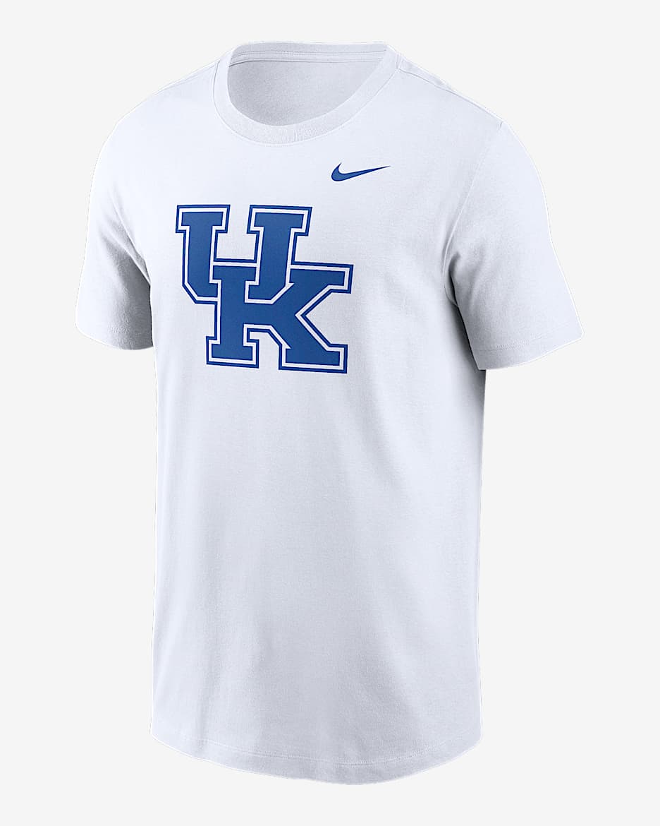 Playera universitaria Nike para hombre Kentucky Wildcats Primetime Logo - Blanco
