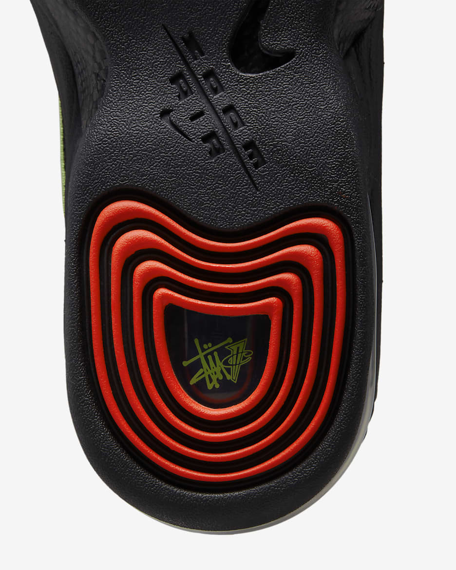 Nike Air Penny 2 x Stüssy Men's Shoes - Vivid Green/Black/Black