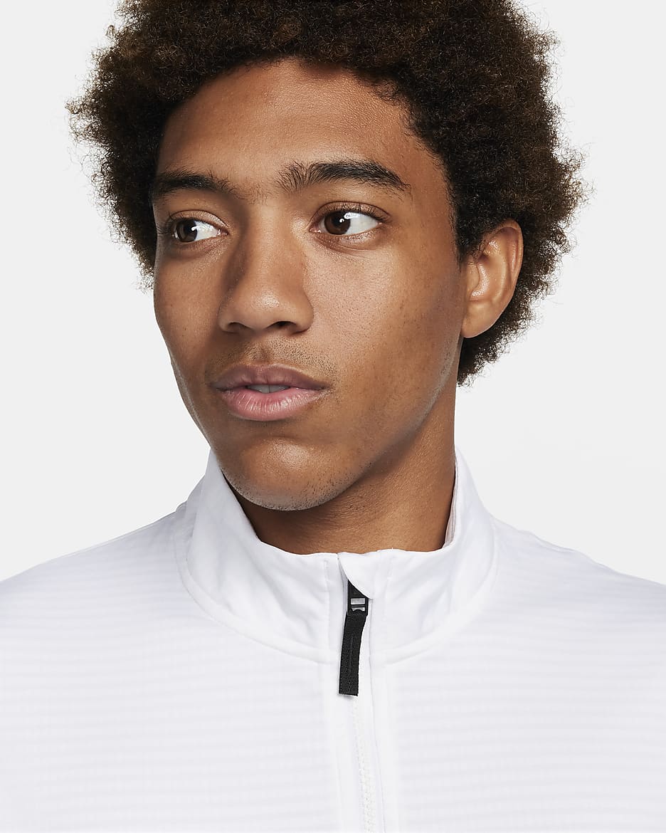 Haut de golf à demi-zip Dri-FIT Nike Victory pour homme - Blanc/Noir