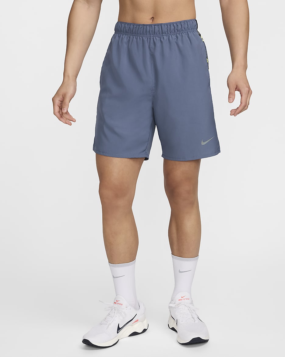 Nike Dri-FIT Challenger Studio '72 Men's 18cm (approx.) Unlined Running Shorts - Diffused Blue/Black