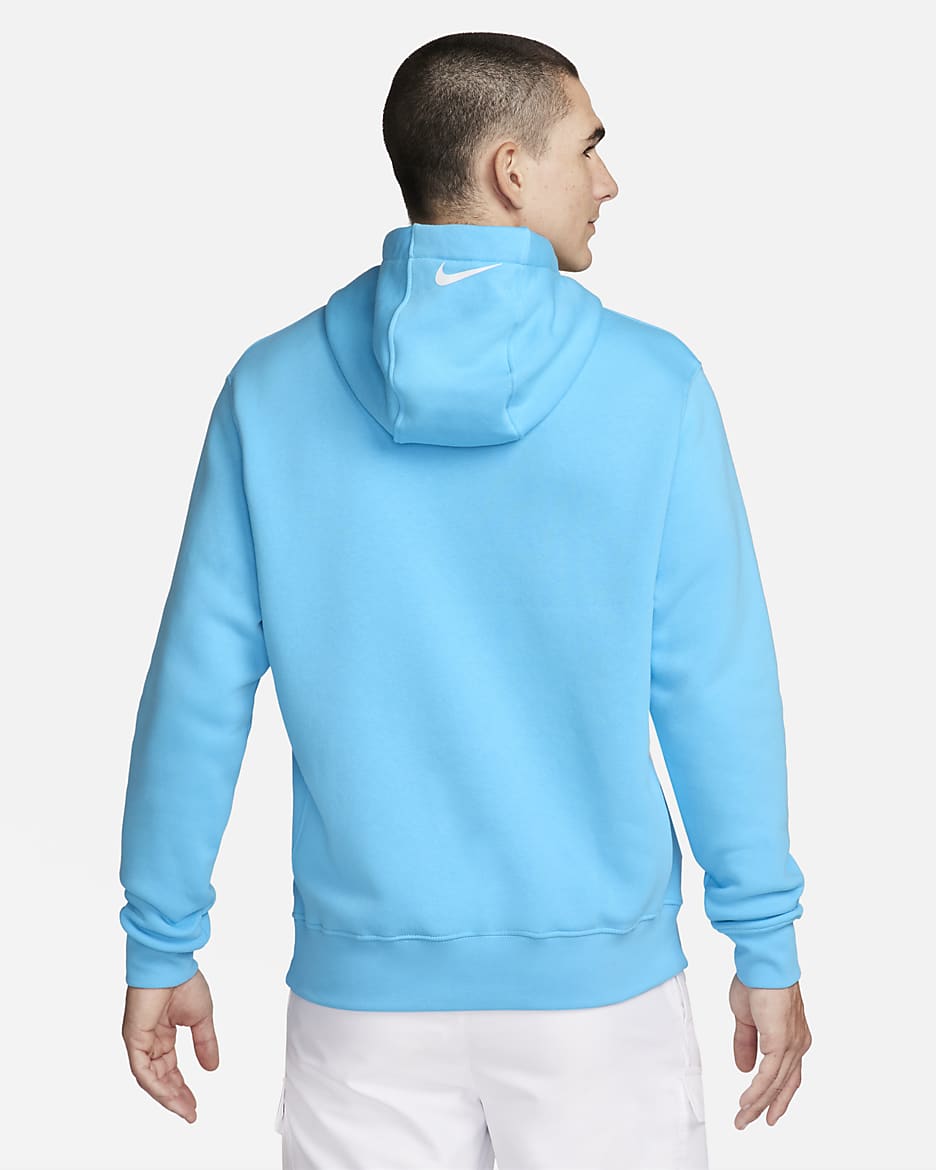 Sweat à capuche en tissu Fleece Nike Sportswear pour homme - Baltic Blue