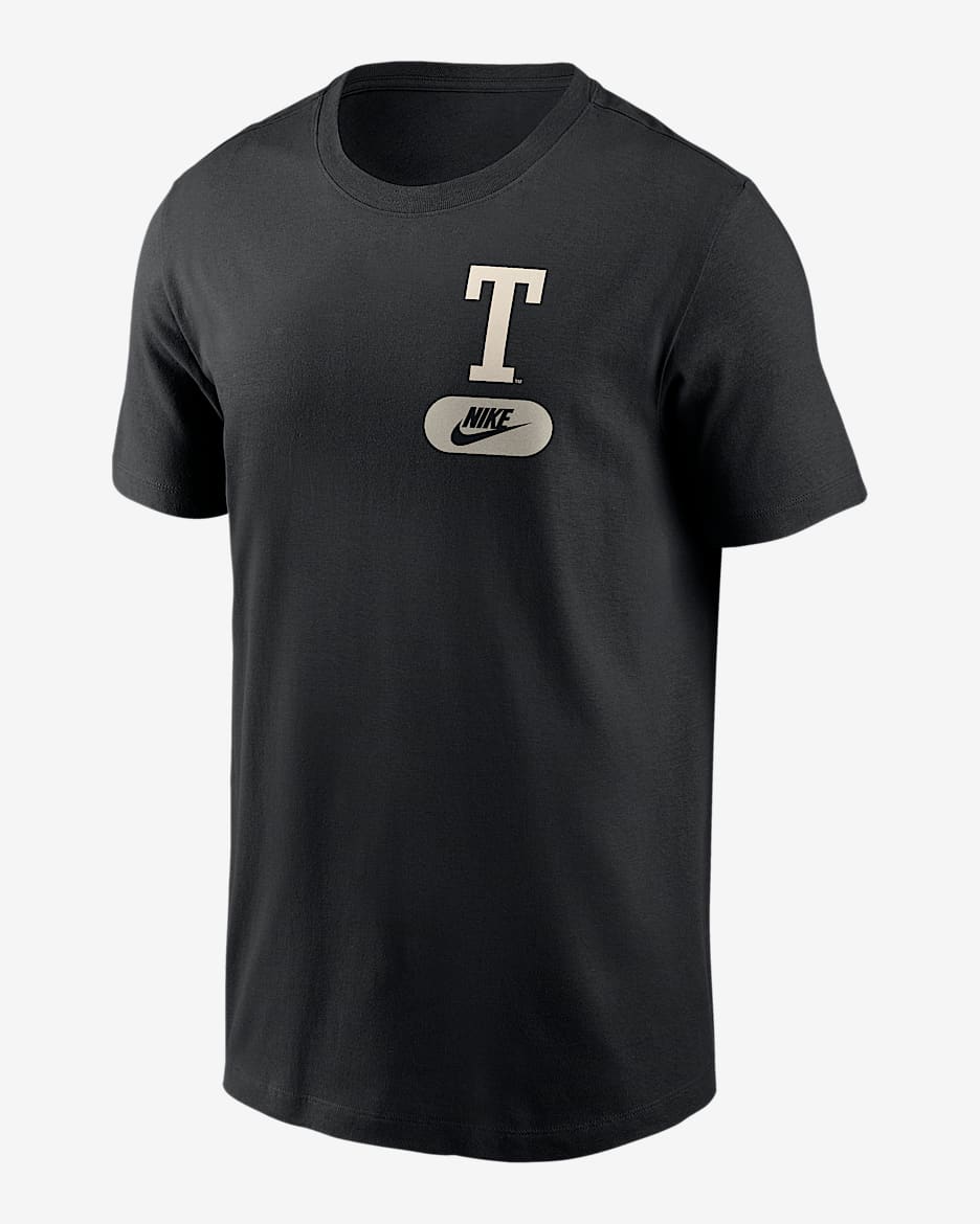 Texas 2-Hit Men's Nike College T-Shirt - Black