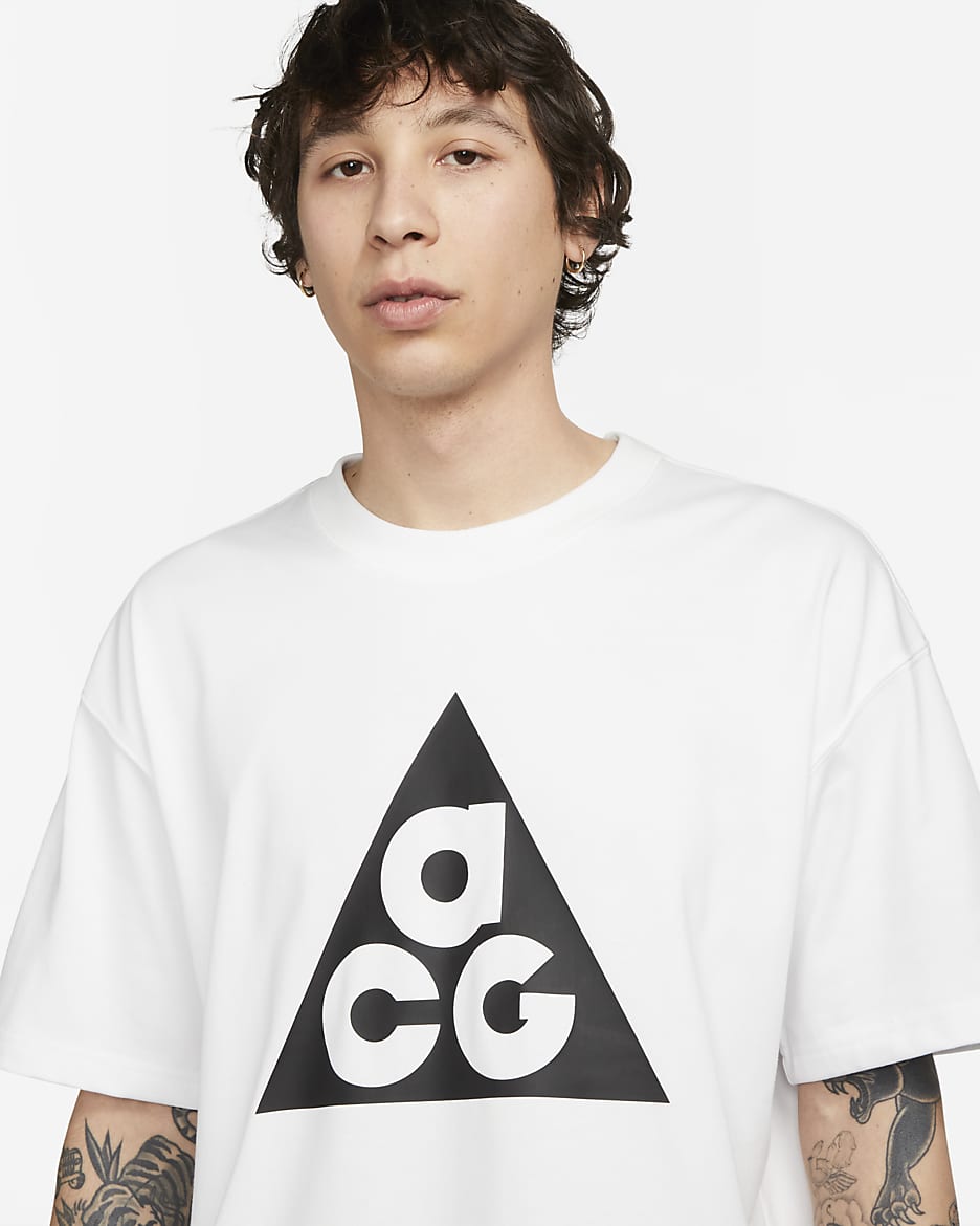 Playera de manga corta para hombre Nike ACG - Blanco cumbre