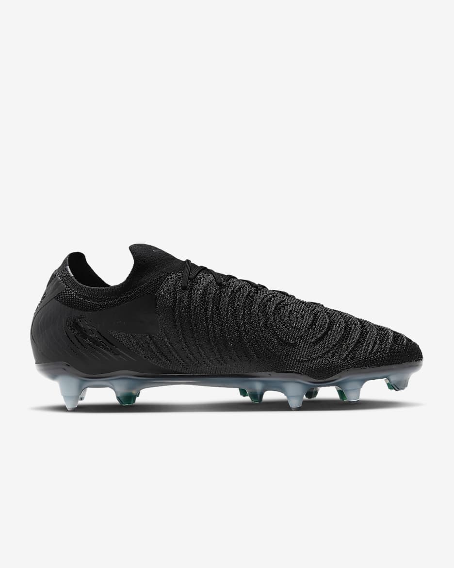 Chaussure de foot à crampons basse SG Nike Phantom GX 2 Elite - Noir/Deep Jungle/Noir