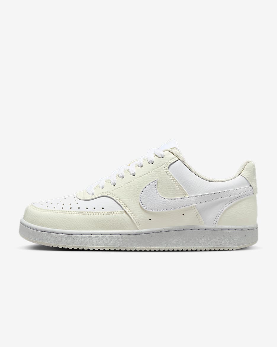Tenis para mujer Nike Court Vision Low Next Nature - Perla suave/Blanco