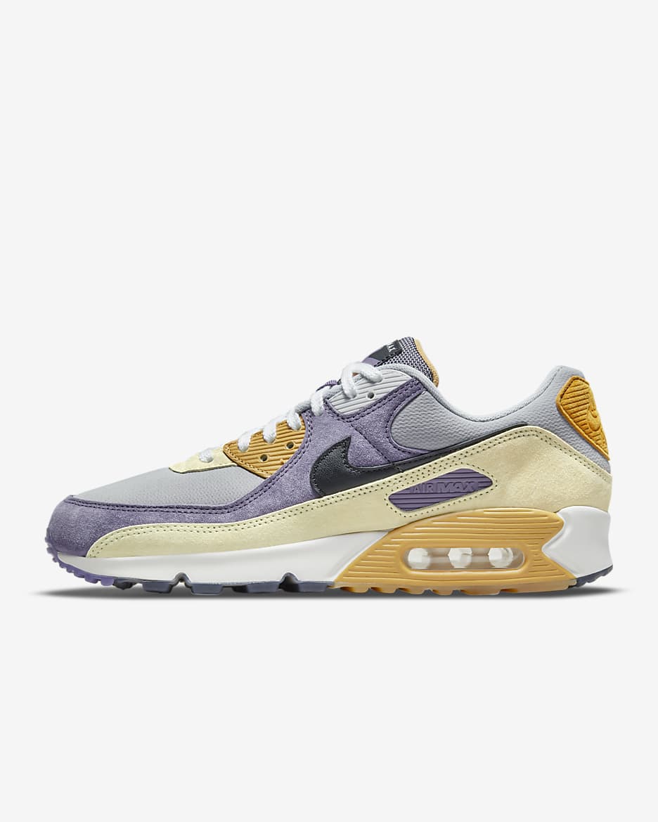 Nike Air Max 90 Men's Shoes - Court Purple/Lemon Drop/Wolf Grey/Black