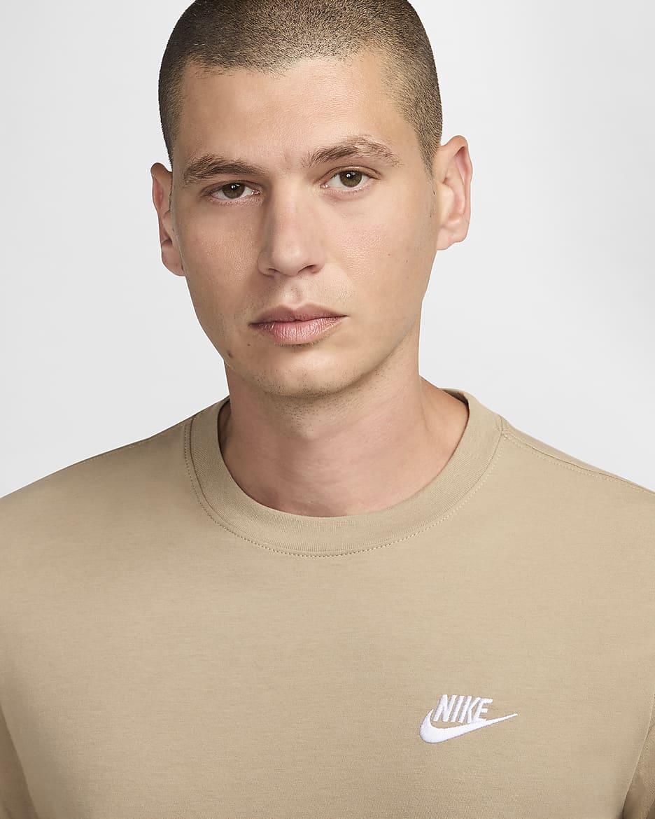 Nike Sportswear Club Men's T-Shirt - Khaki