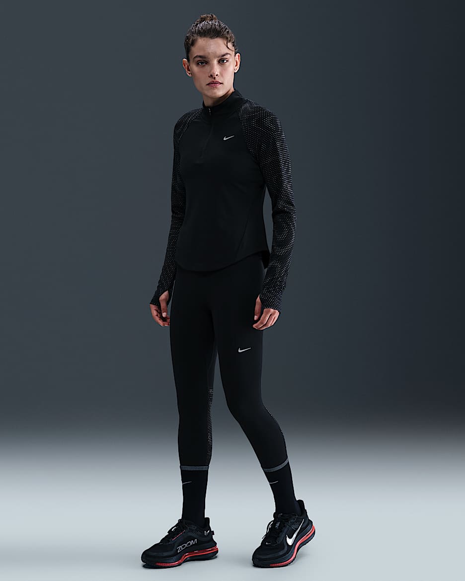 Nike Tempo Flash Women's High-Waisted 7/8 Running Leggings - Black