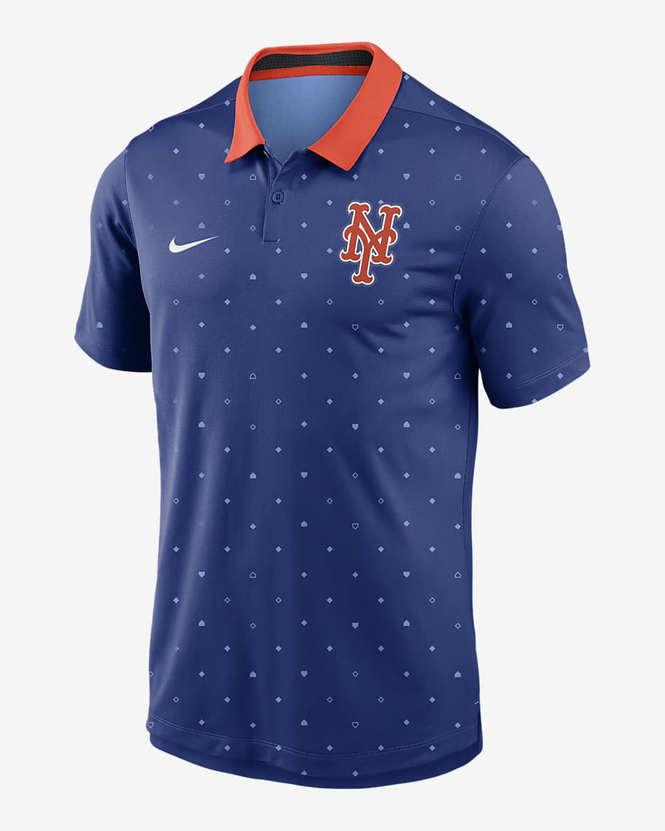 New York Mets Legacy Icon Vapor Men's Nike Dri-FIT MLB Polo - Royal