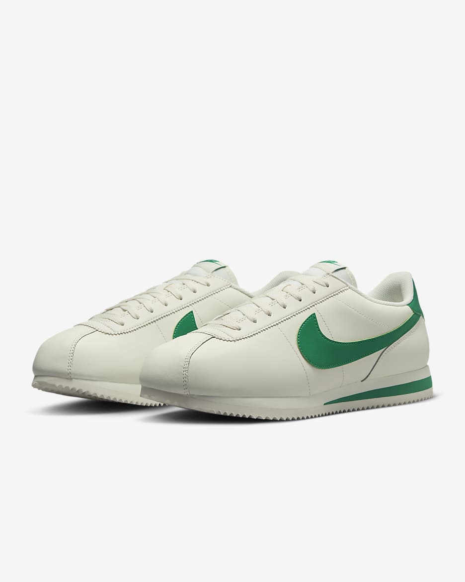 Nike Cortez 男鞋 - Sail/Stadium Green