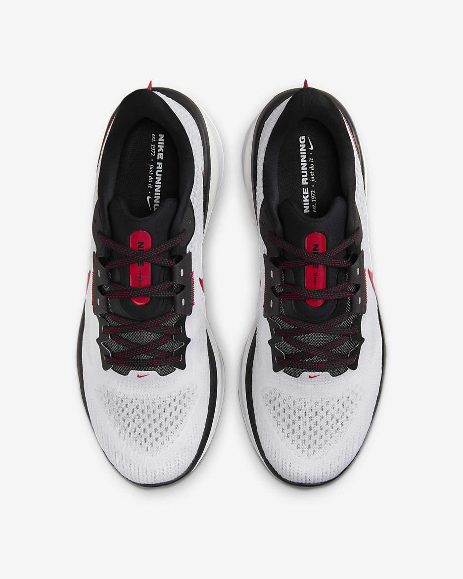 Nike Vomero 17 Zapatillas de running para asfalto - Hombre - Blanco/Fire Red/Platinum Tint/Negro