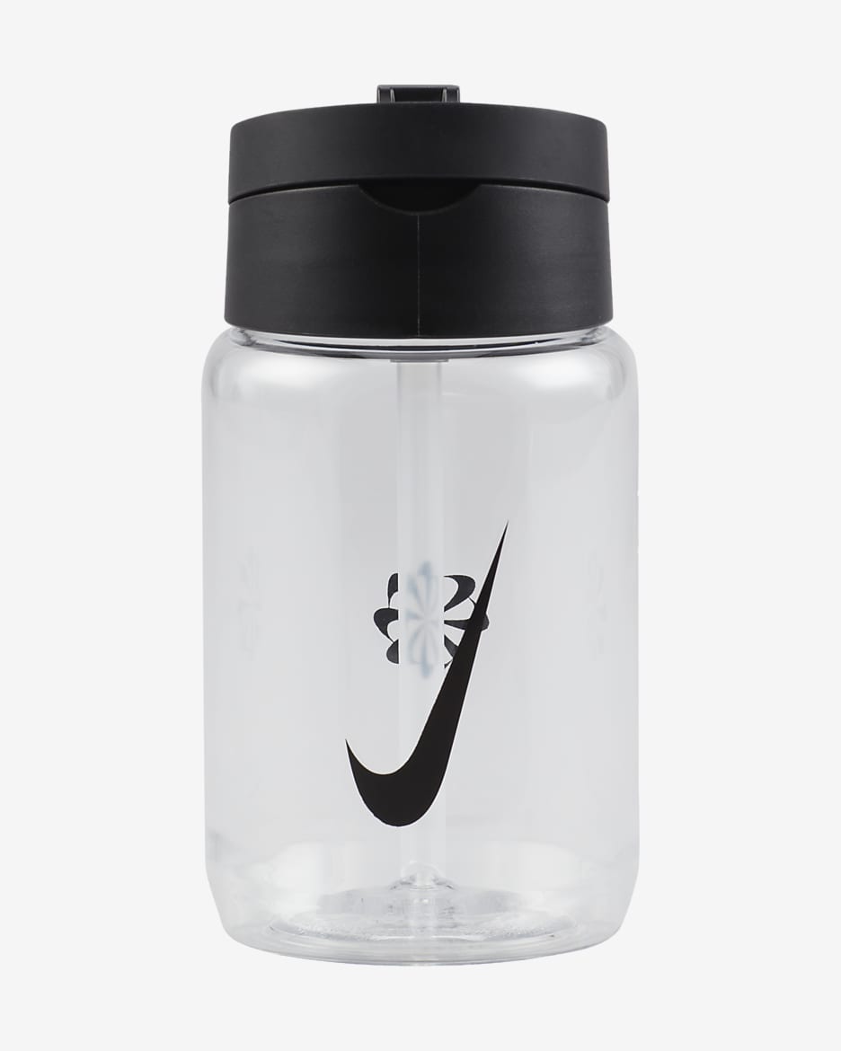Nike Renew Recharge Tritan Straw Bottle (12 oz) - Black
