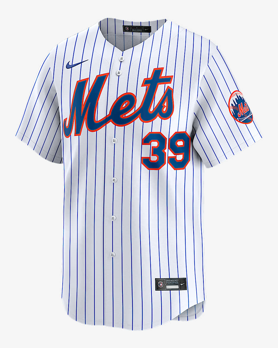 Edwin Díaz New York Mets Men's Nike Dri-FIT ADV MLB Limited Jersey - White