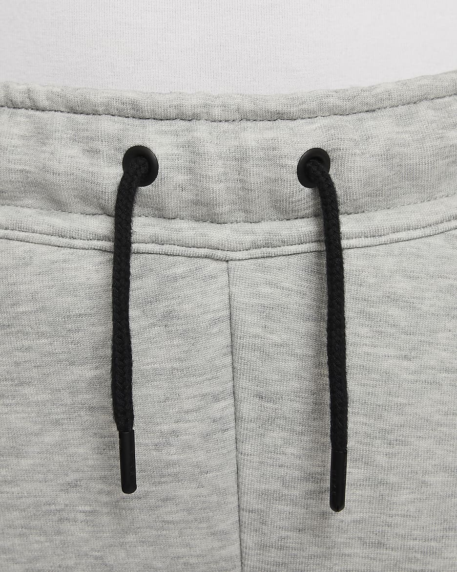 Nike Sportswear Tech Fleece bukse for store barn (gutt) - Dark Grey Heather/Svart/Svart