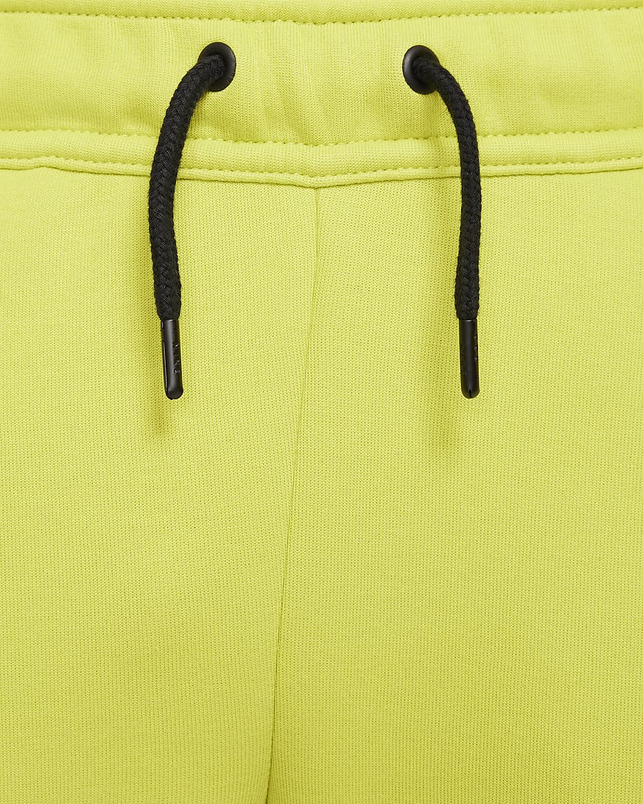 Nike Sportswear Tech Fleece Older Kids' (Boys') Trousers - Bright Cactus/Black/Black