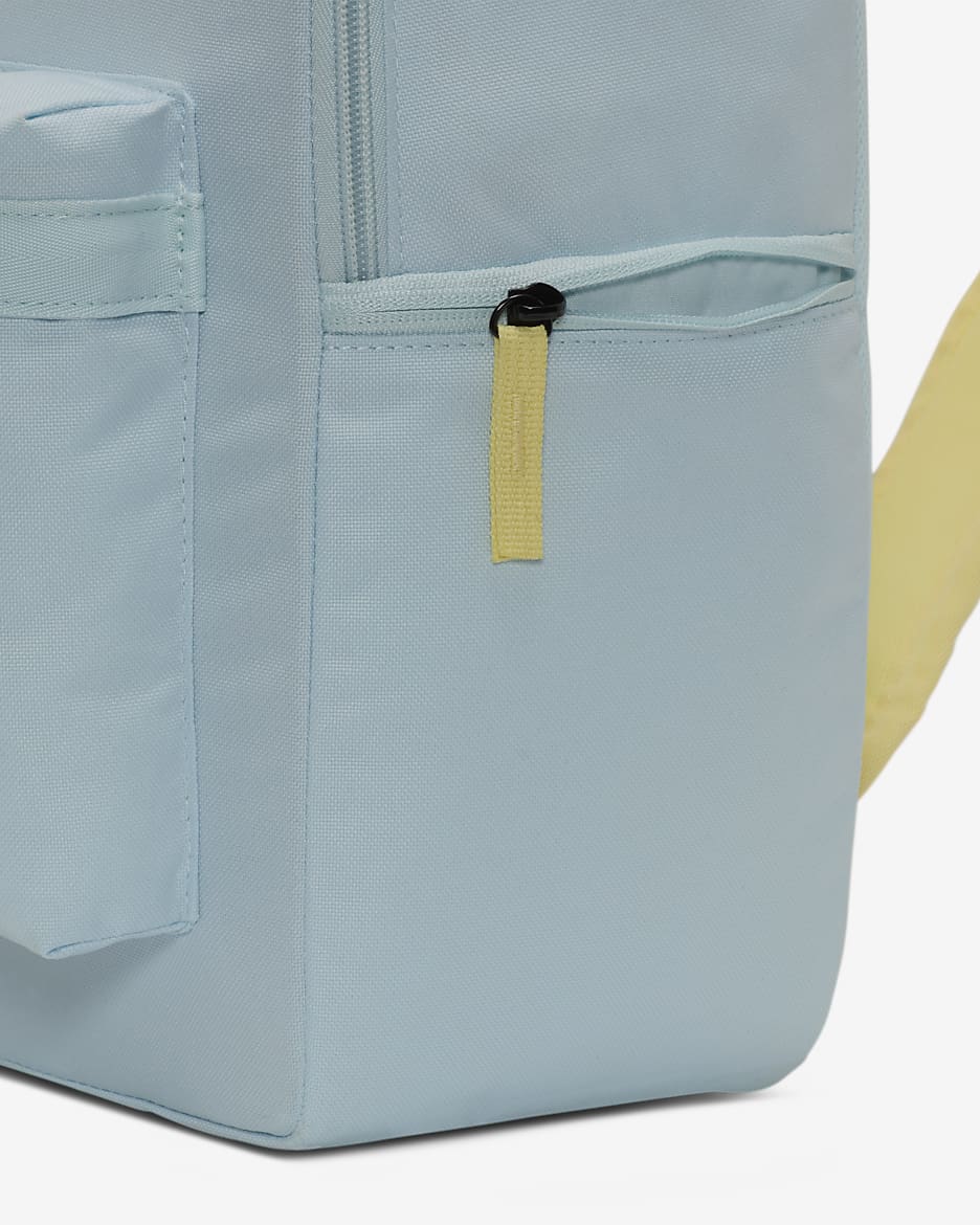 Nike Heritage Older Kids' Backpack (25L) - Glacier Blue/Soft Yellow/Light Lemon Twist