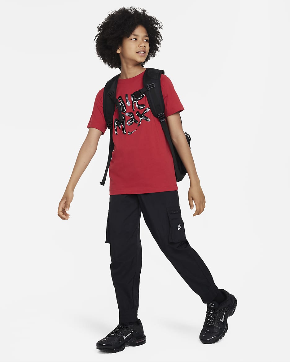 Nike Sportswear Older Kids' Air Max T-Shirt - Varsity Red