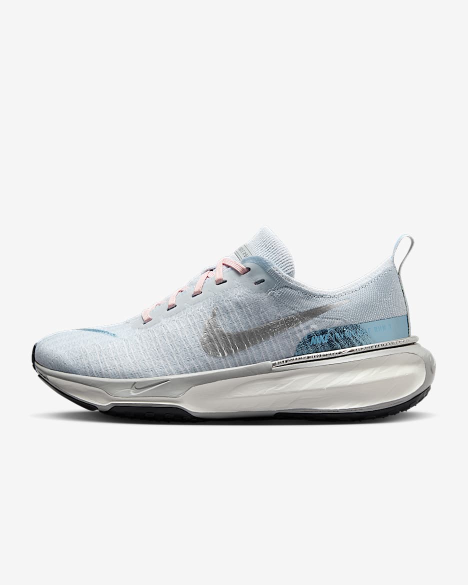 Nike Invincible 3 Women's Road Running Shoes - Photon Dust/Psychic Blue/Sail/Light Smoke Grey