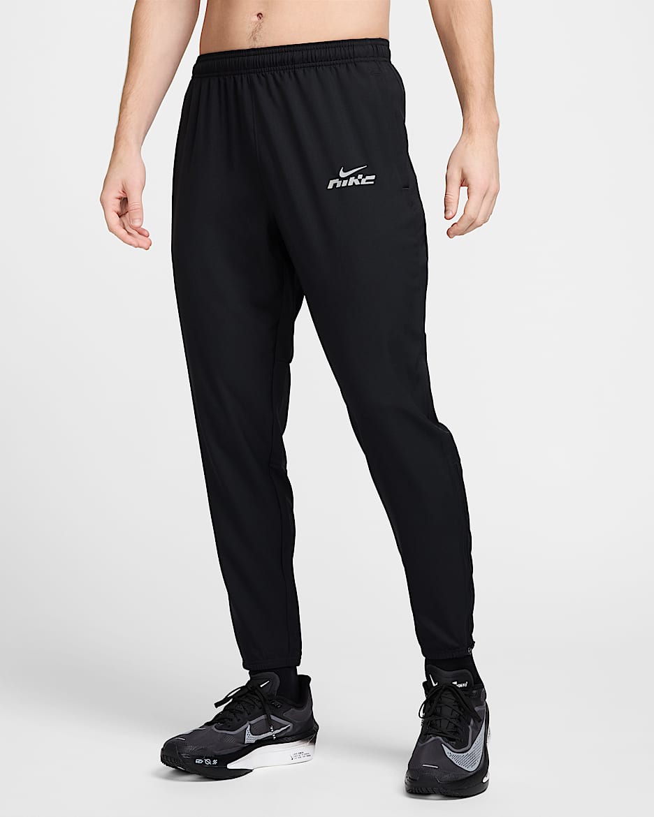 Pants de correr de tejido Woven Dri-FIT para hombre Nike Challenger Flash - Negro