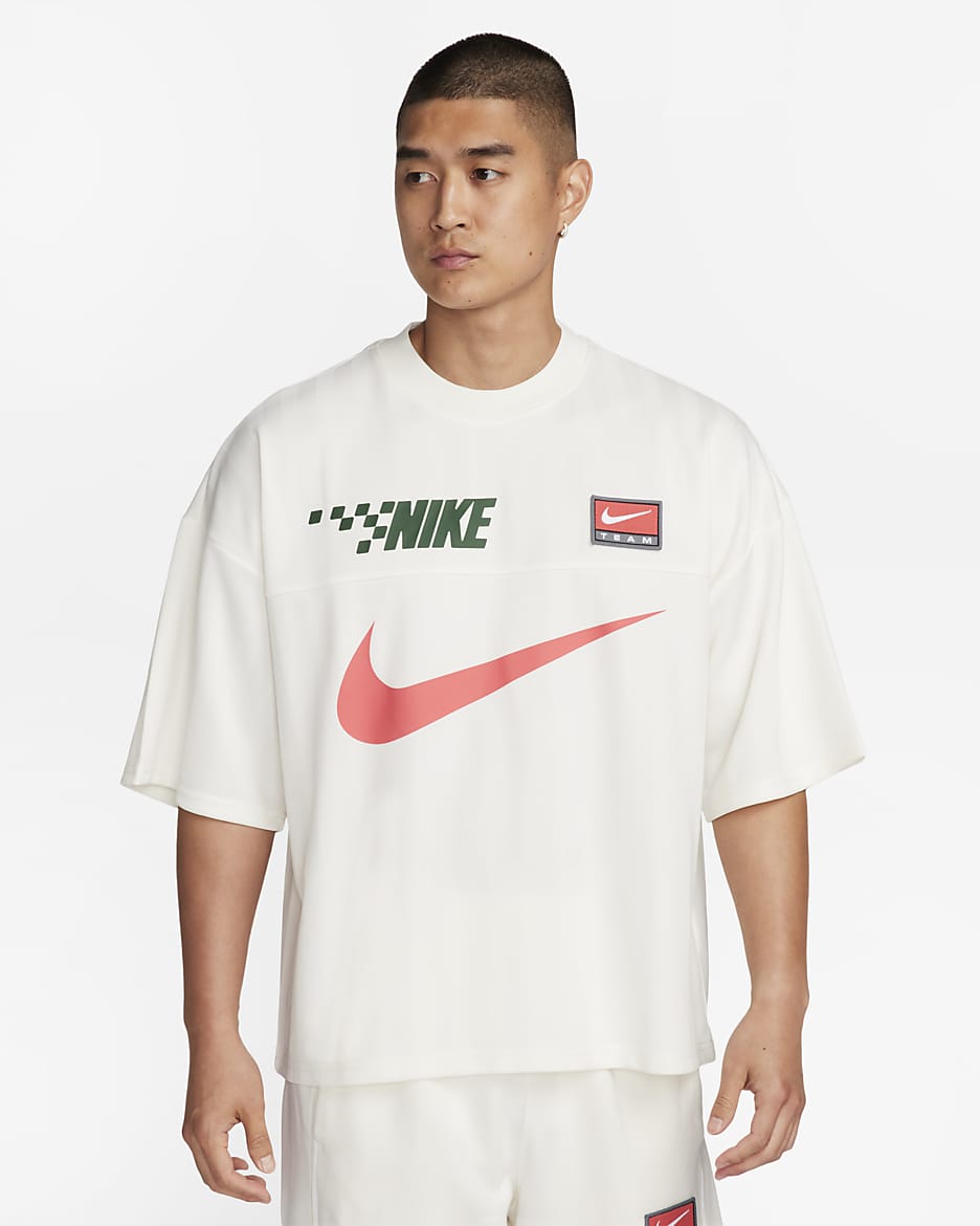 Nike Sportswear Trend Men's Short-Sleeve Top - Sail/Fir