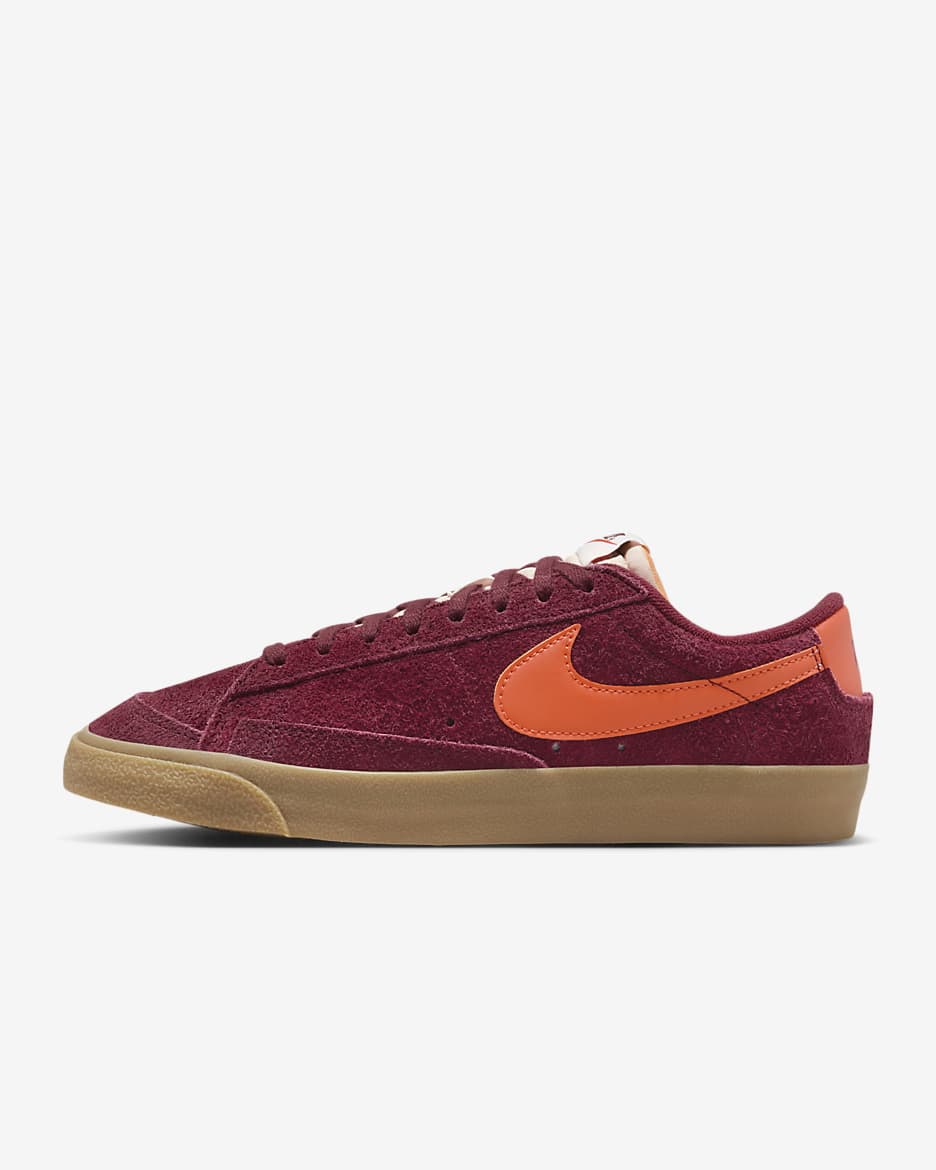 Nike Blazer Low '77 Vintage Women's Shoes - Team Red/Gum Light Brown/Team Orange/Safety Orange