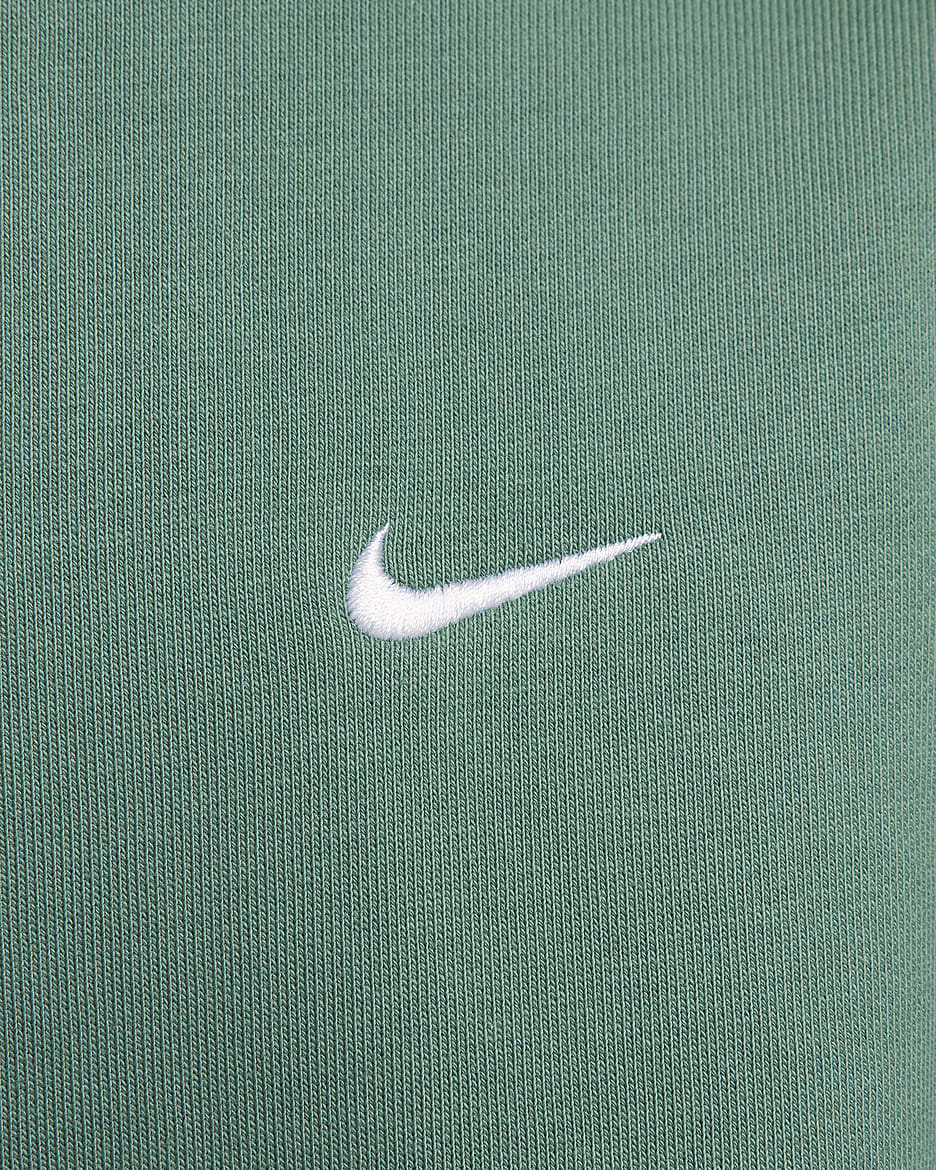 Nike Solo Swoosh Fleece-Rundhalsshirt für Herren - Bicoastal/Weiß