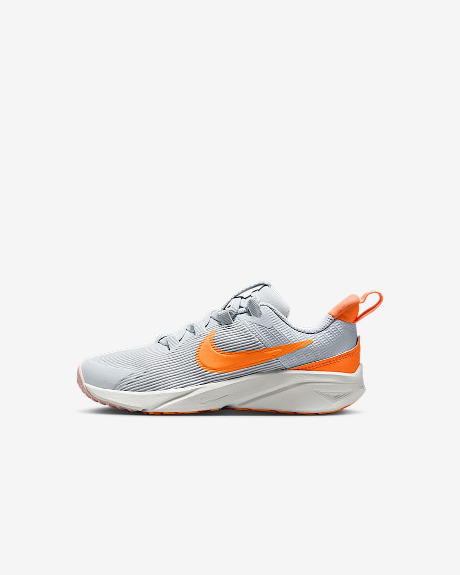 Nike Star Runner 4 Younger Kids' Shoes - Pure Platinum/Echo Pink/Summit White/Peach Cream