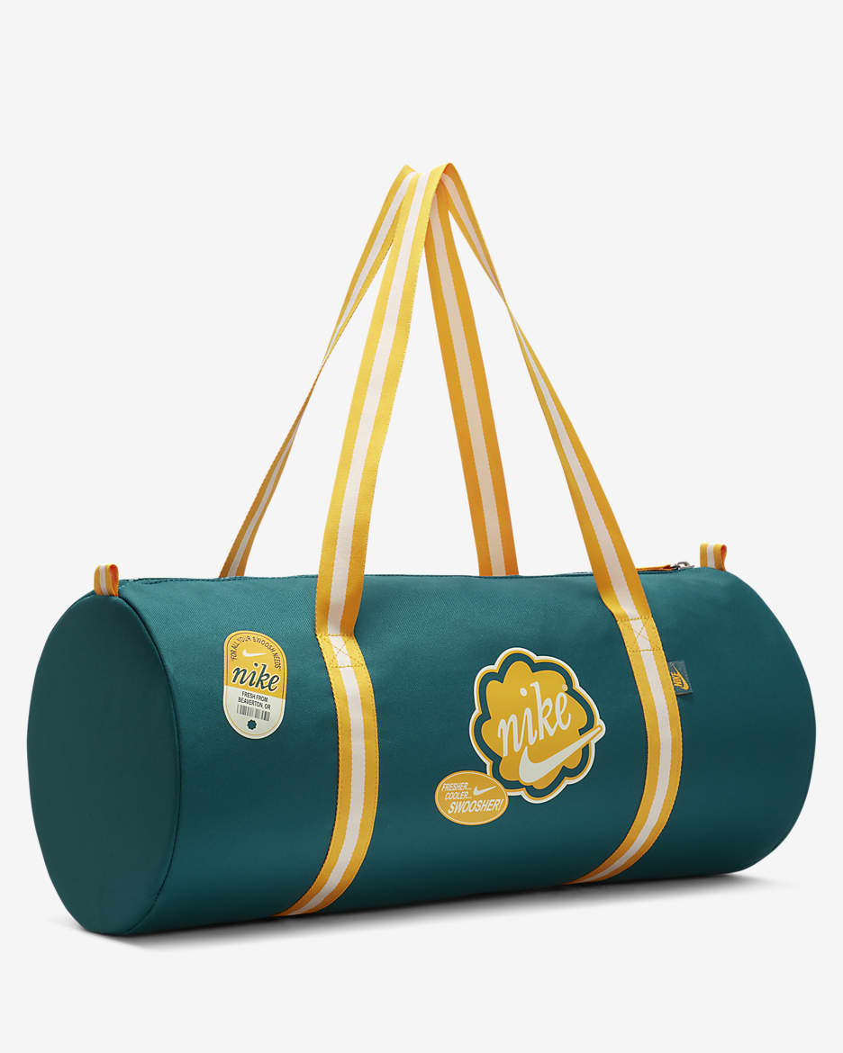 Nike Heritage Duffel Bag (30L) - Geode Teal/Sundial/Sundial