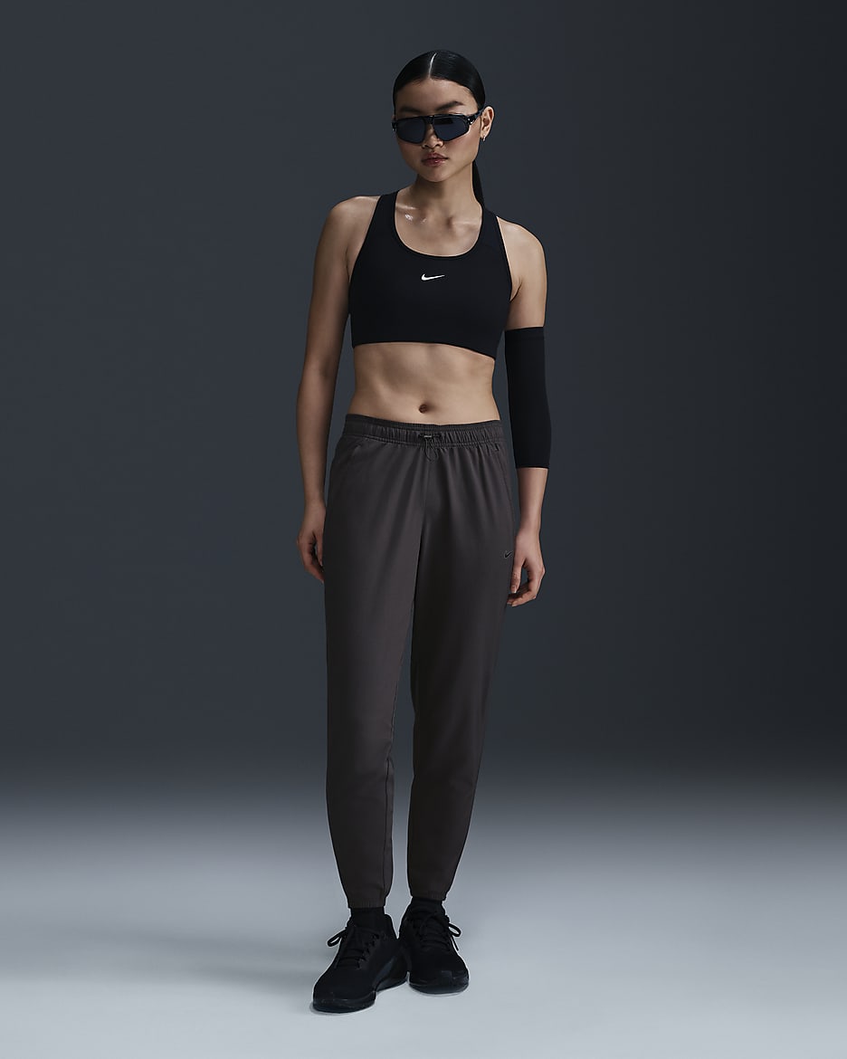 Nike Women's Dri-FIT Running Trousers - Medium Ash/Off-Noir/Dark Smoke Grey/Off-Noir