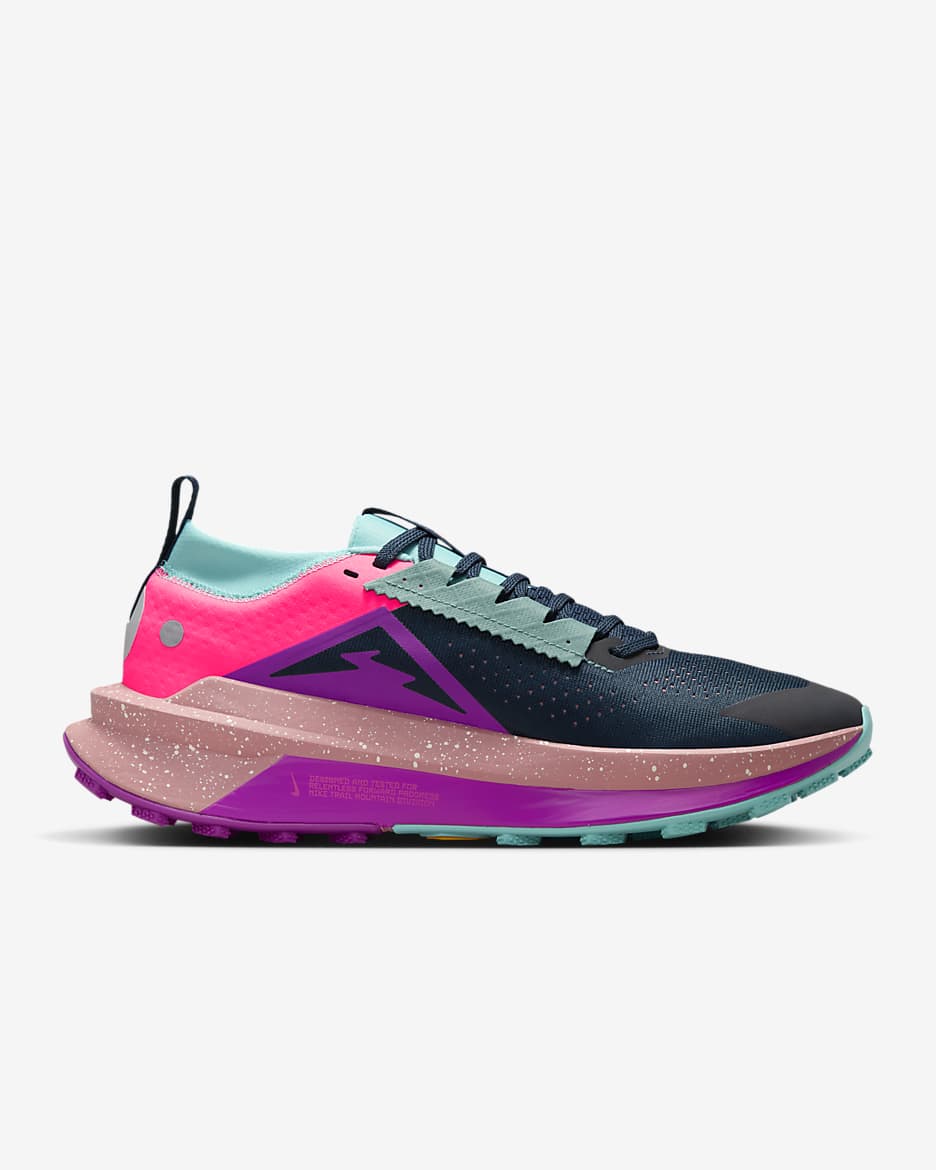 Nike Zegama Trail 2-trailløbesko til mænd - Armory Navy/Green Frost/Vivid Grape/Sail