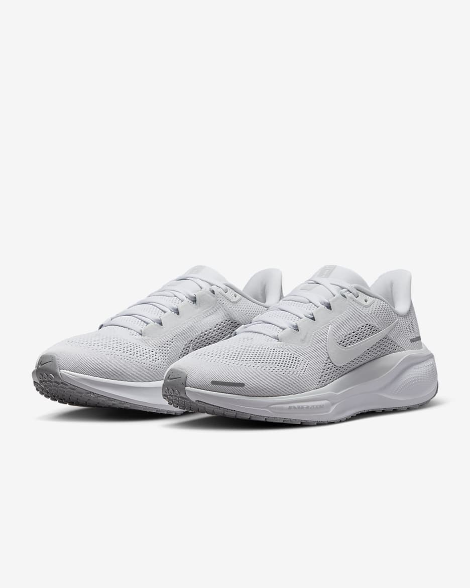 Nike Pegasus 41 løpesko for vei til dame - Hvit/Pure Platinum/Metallic Silver/Hvit