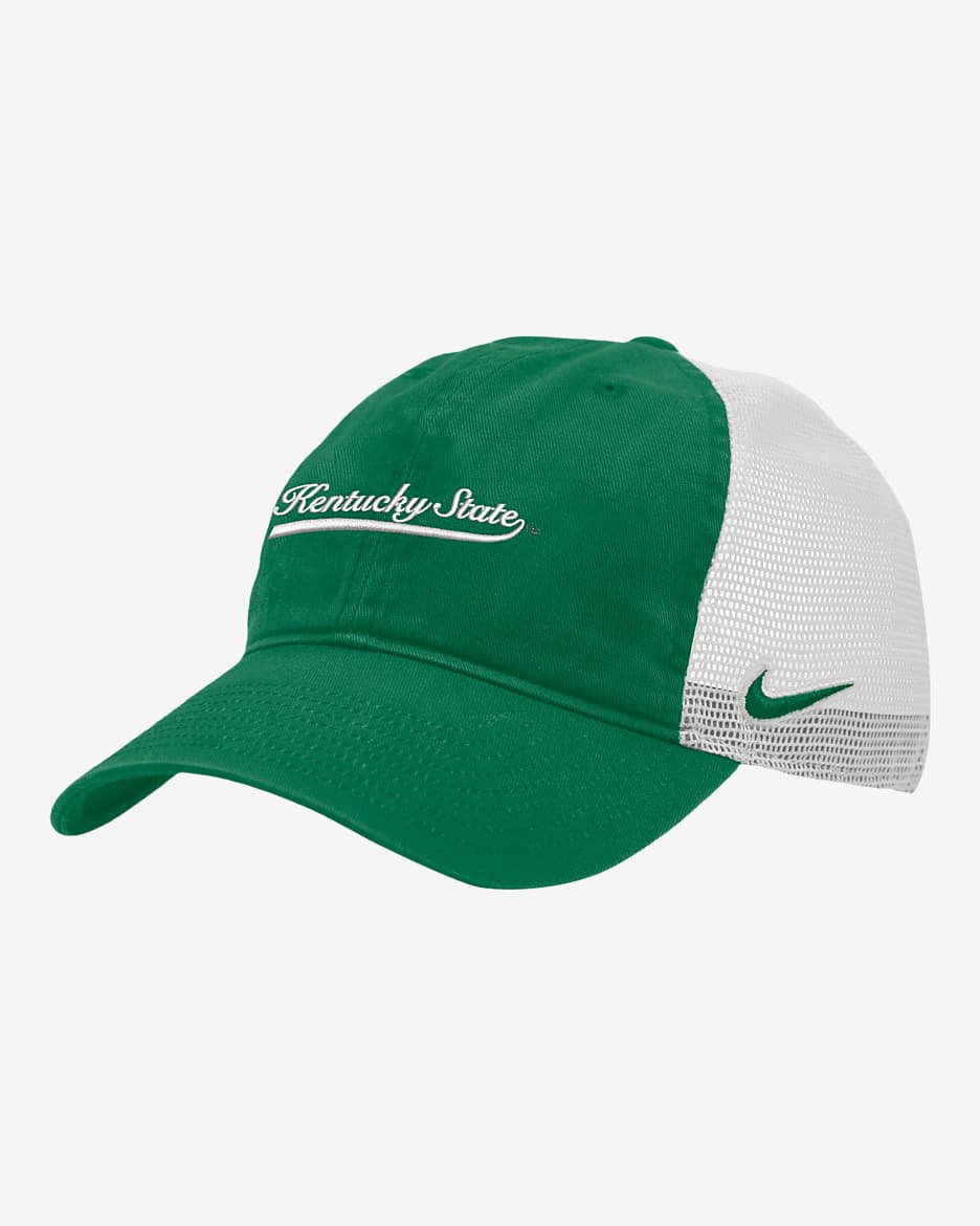 Kentucky State Heritage86 Nike College Trucker Hat - Pine Green