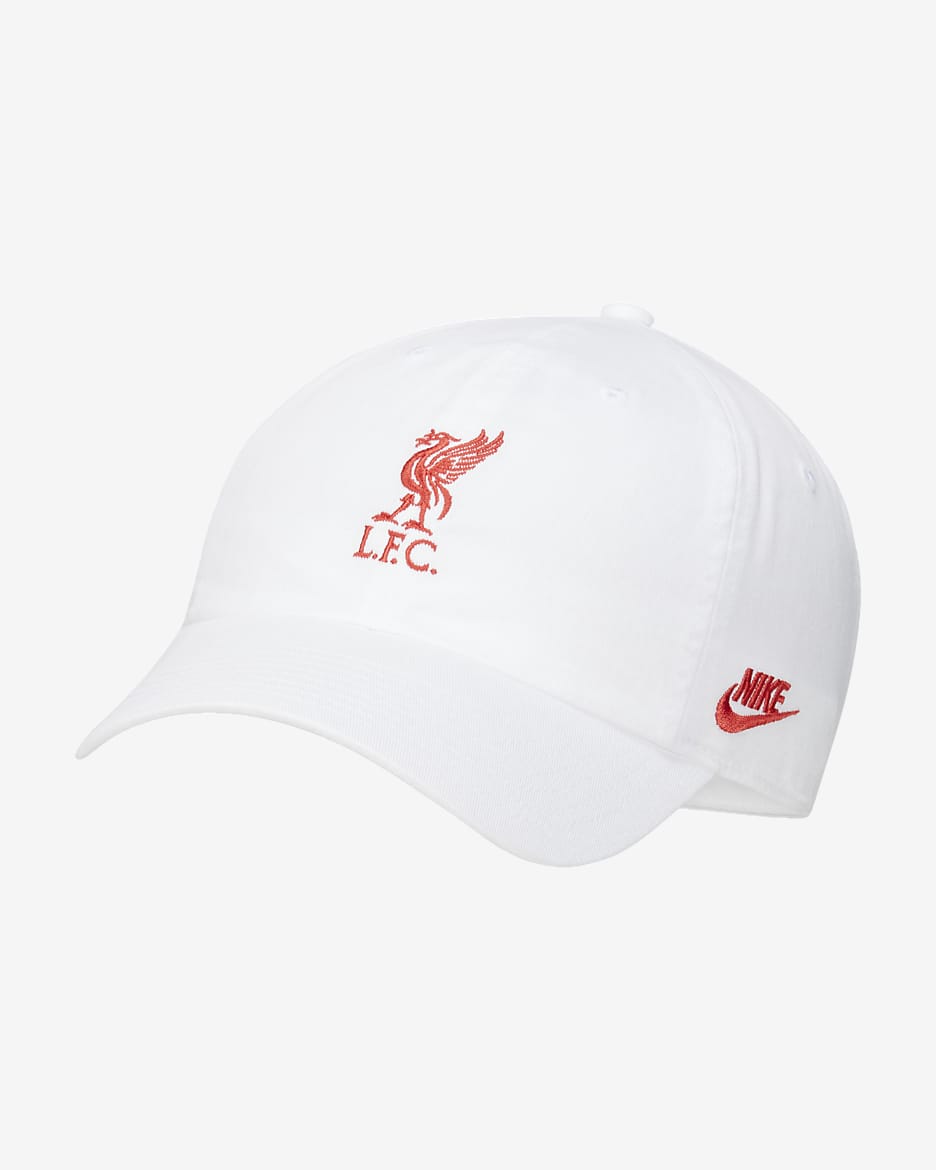Liverpool F.C. Heritage86 Adjustable Hat - White/Rush Red