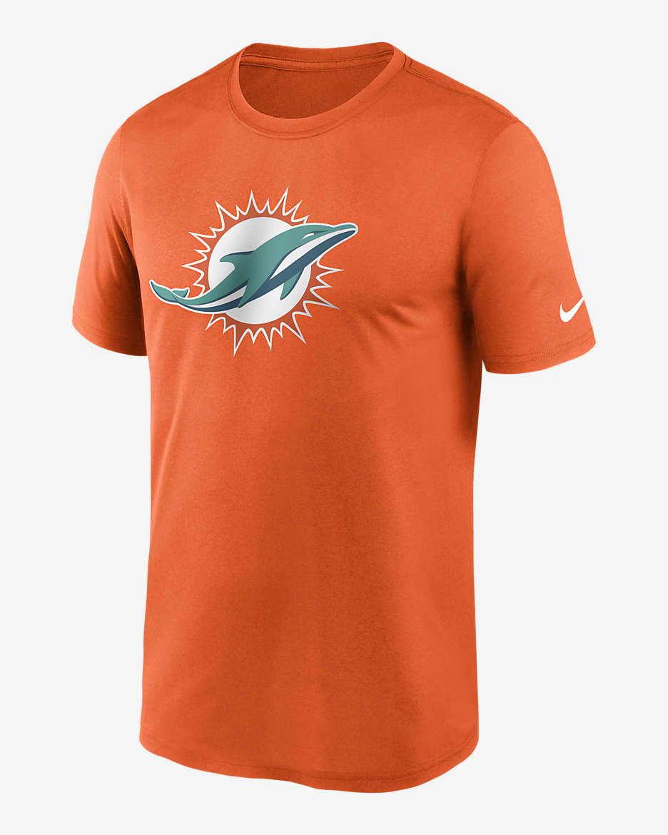 Nike Dri-FIT Logo Legend (NFL Miami Dolphins) Men's T-Shirt - Orange
