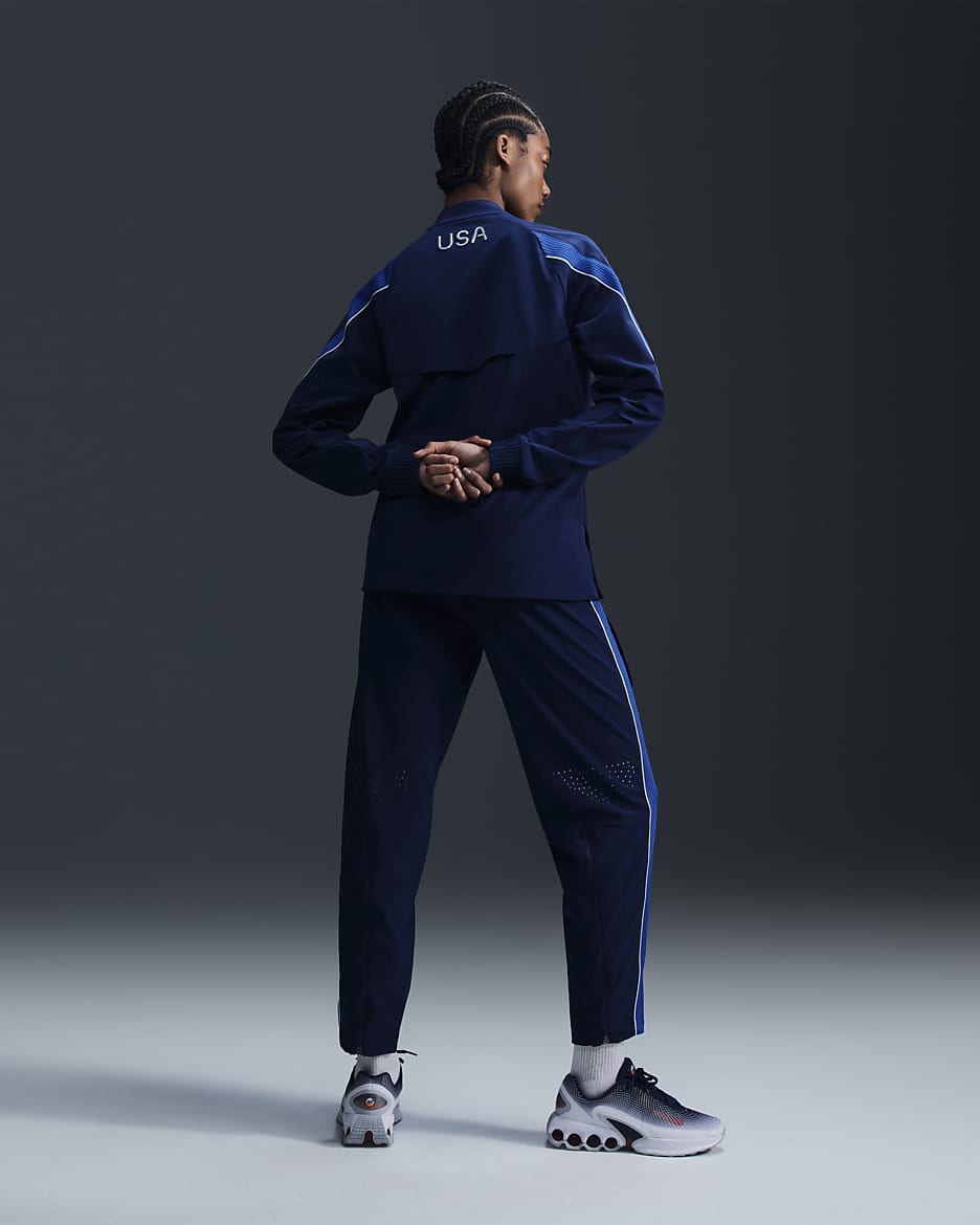 USA Women's Nike Pants - Blue Void/Hyper Royal/White