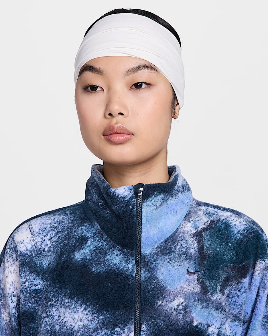 Banda para la cabeza Dri-FIT extra ancha Nike Fury Elevate - Vela