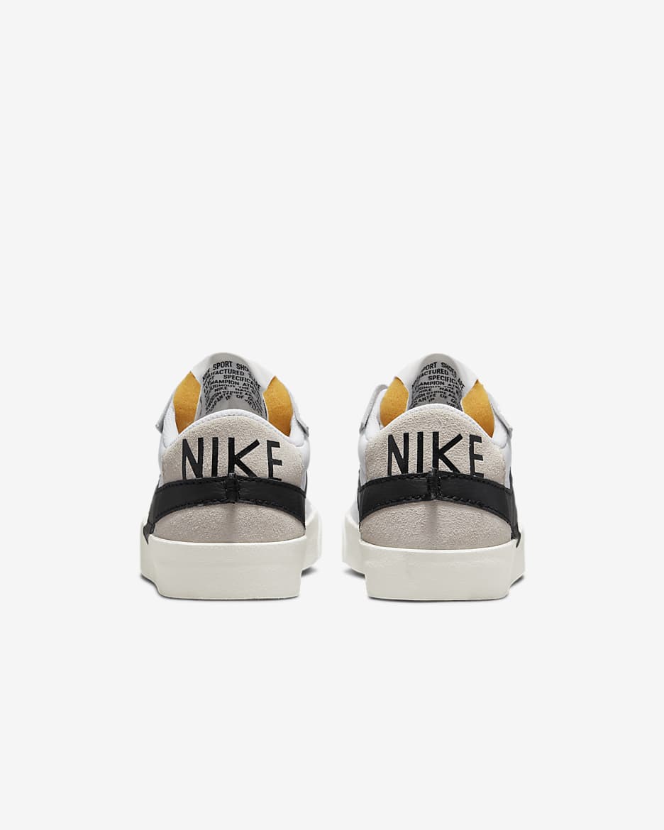 Chaussure Nike Blazer Low '77 Jumbo pour Femme - Blanc/Blanc/Sail/Noir