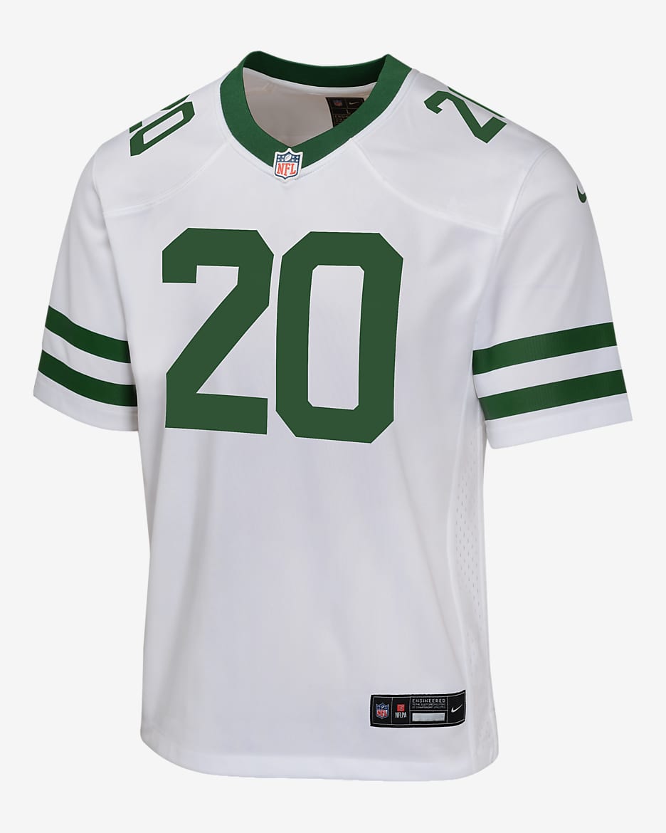 Breece Hall New York Jets Big Kids' Nike NFL Game Jersey - White