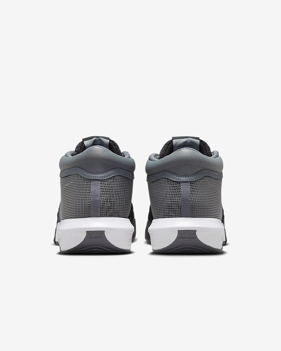 LeBron Witness 8 EP Basketball Shoes - Cool Grey/Black/White