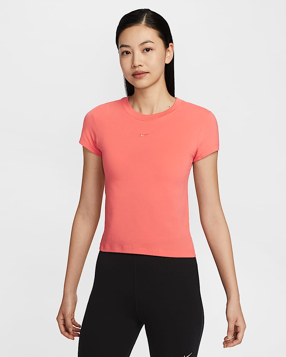 Nike Sportswear Chill Knit Women's T-Shirt - Magic Ember/Magic Ember