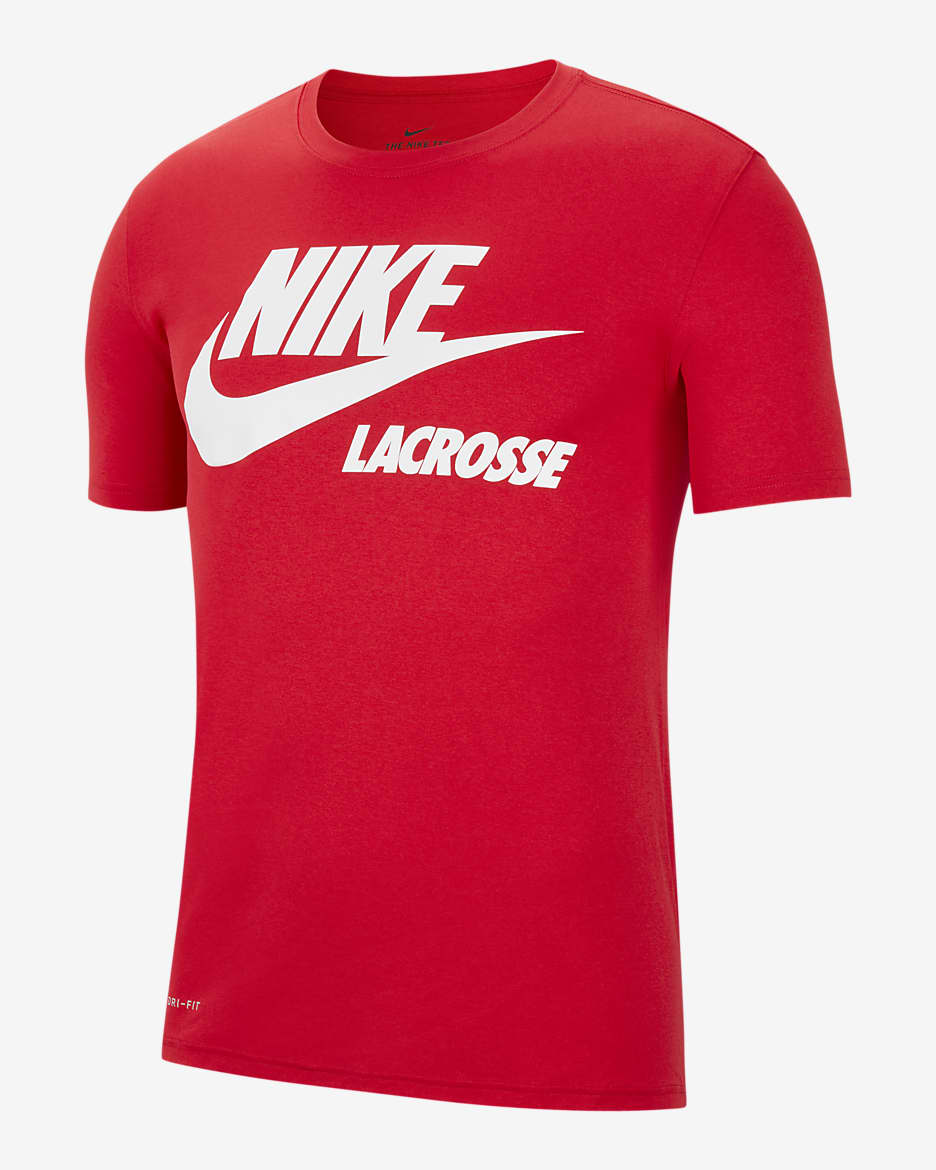 Nike Dri-FIT Men's Lacrosse T-Shirt - University Red