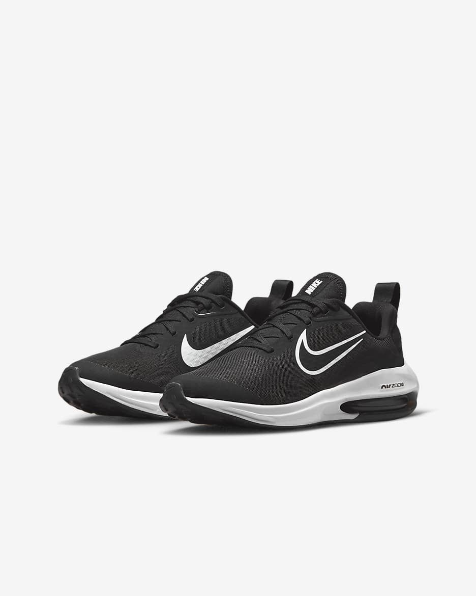 Běžecké silniční boty Nike Air Zoom Arcadia 2 pro větší děti - Černá/Anthracite/Bílá