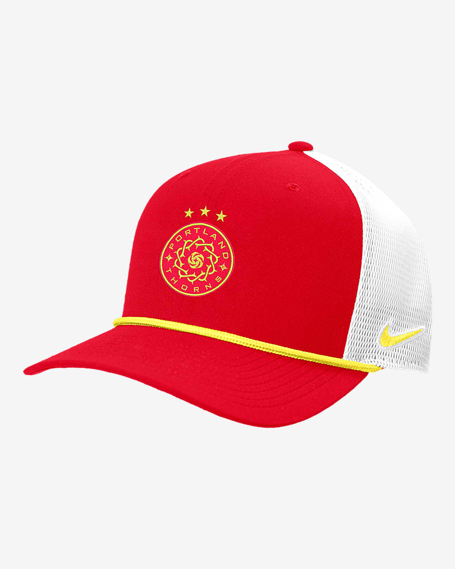 Gorra de rejilla Nike NWSL Portland Thorns FC - Rojo universitario