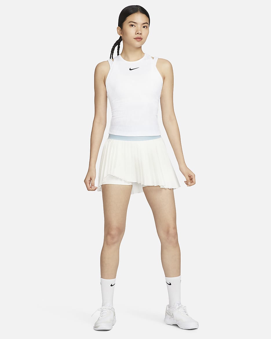 NikeCourt Slam Women's Tank Top - White/Black