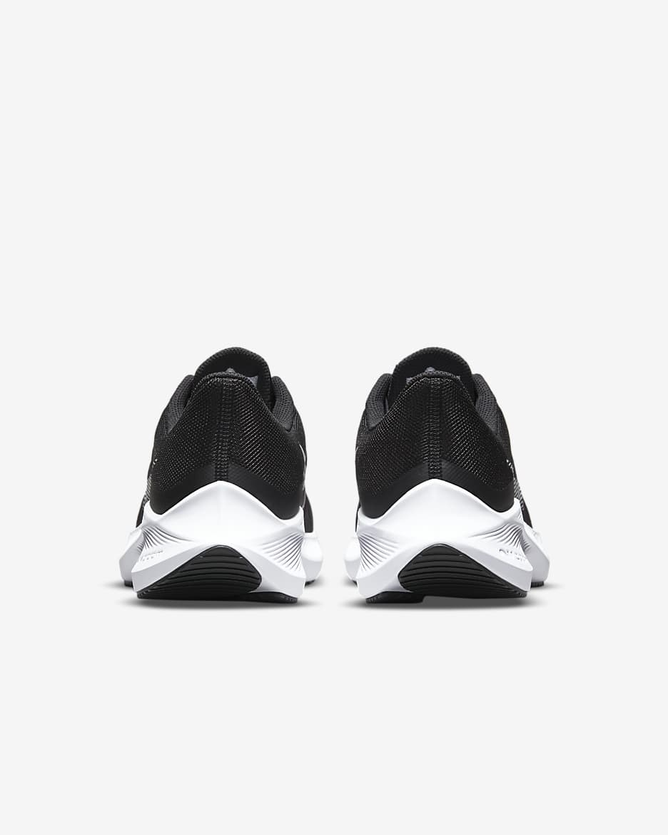 Nike Winflo 8 Men's Road Running Shoes - Black/Dark Smoke Grey/White