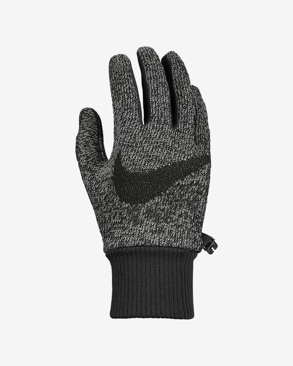 Nike HyperStorm Men's Knit Training Gloves - Smoke Grey/Black/Black