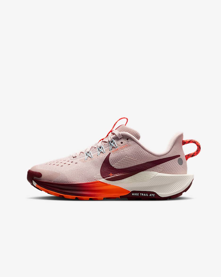 Nike Pegasus Trail 5 trailrunningschoenen voor kids - Silt Red/Hyper Crimson/Sail/Dark Team Red